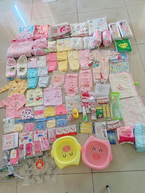 Combo sơ sinh trọn gói đẹp cho mẹ & bé