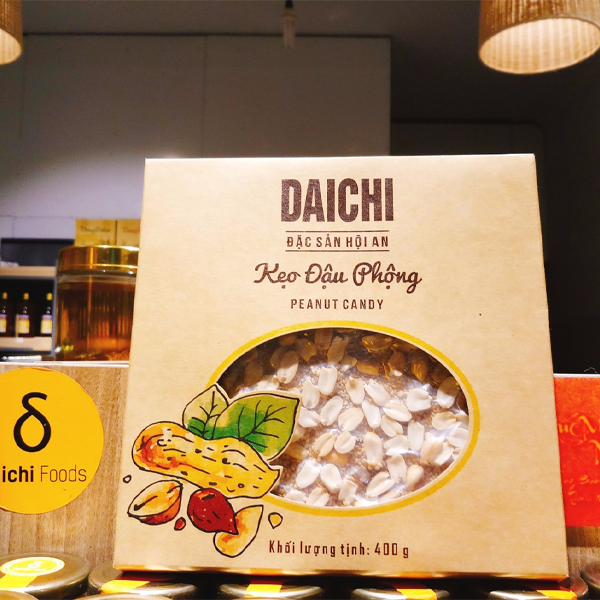 Kẹo Đậu Phộng Daichi - Thơm Ngon Bổ Dưỡng - Hộp 400gr