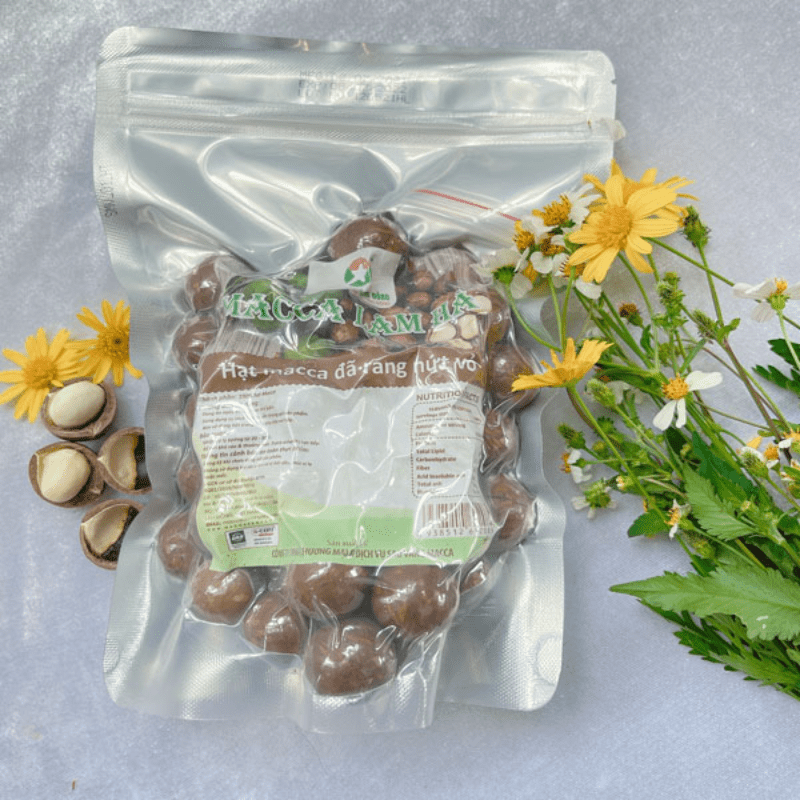 OCOP - Macca Nứt Vỏ Lâm Hà Bịch Zip 500gr - Ảnh 4