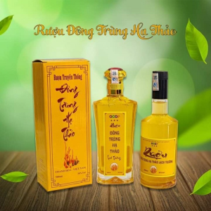 OCOP - Rượu Đông Trùng Hạ Thảo Lạch Trường 15 độ (Chai 500 ml)