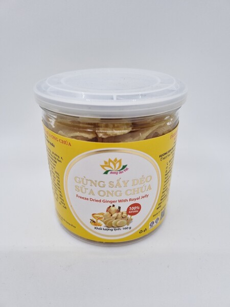 Gừng sấy dẻo sữa ong chúa 50gr - Ảnh 2