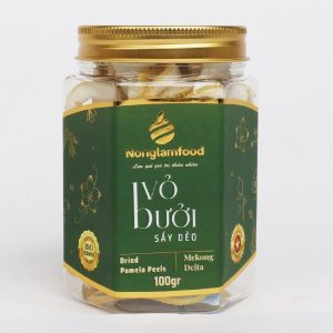 Vỏ bưởi Năm Roi sấy dẻo Nonglamfood hũ 100g | Healthy Snack | Ăn vặt văn phòng