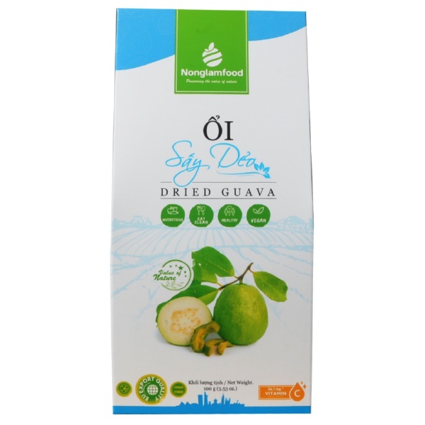 Ổi sấy dẻo Nonglamfood hộp 100g | Ăn vặt tốt cho sức khỏe | Healthy snack - Ảnh 3