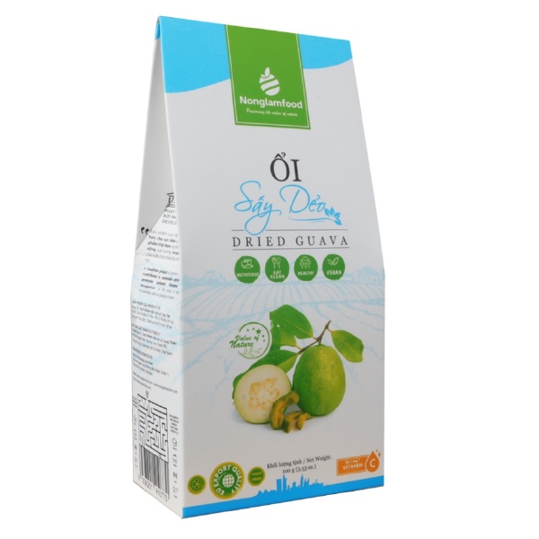 Ổi sấy dẻo Nonglamfood hộp 100g | Ăn vặt tốt cho sức khỏe | Healthy snack - Ảnh 2
