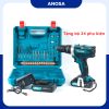 Máy khoan pin cầm tay Makita 72v, máy bắn vít 3 chức năng khoan tường, bắn vít, khoan sắt tặng phụ kiện 24 chi tiết