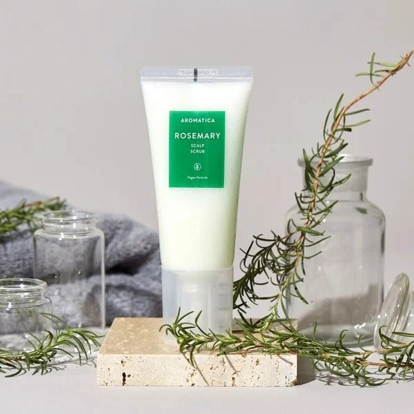 Muối Tẩy Tế Bào Chết Da Đầu Aromatica Chiết Xuất Hương Thảo Rosemary Scalp Scrub 165g - Ảnh 5